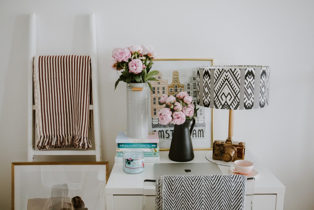Flowerful Workspace Decor ideas for the student in you